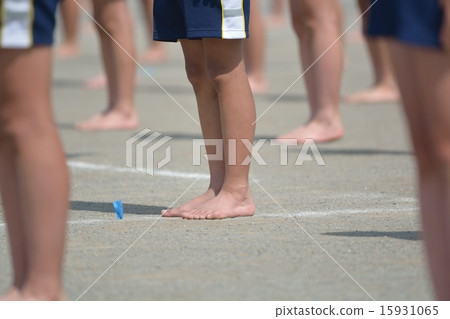 Elementary school sports festival gymnastics 15931065