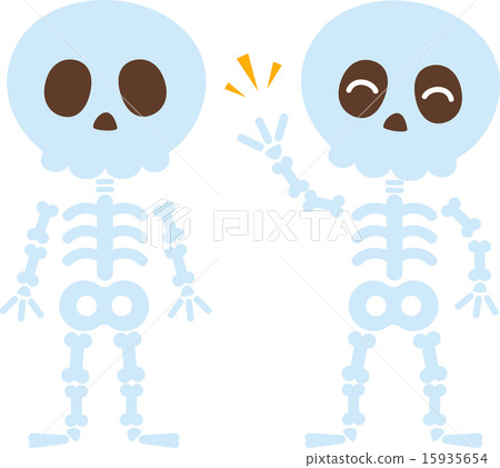 Cute skeleton character 15935654