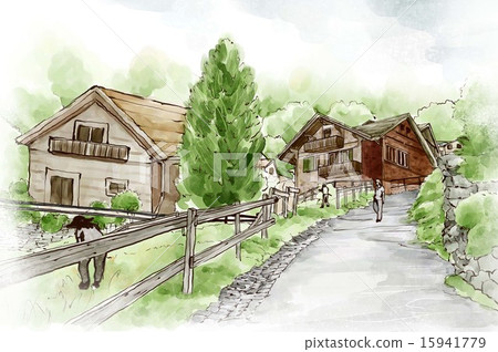 European background_012 - Stock Illustration [15941779] - PIXTA