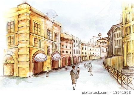 European background_001 - Stock Illustration [15941898] - PIXTA