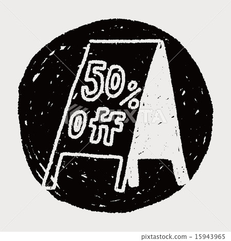 Doodle Signboard - Stock Illustration [15943965] - PIXTA