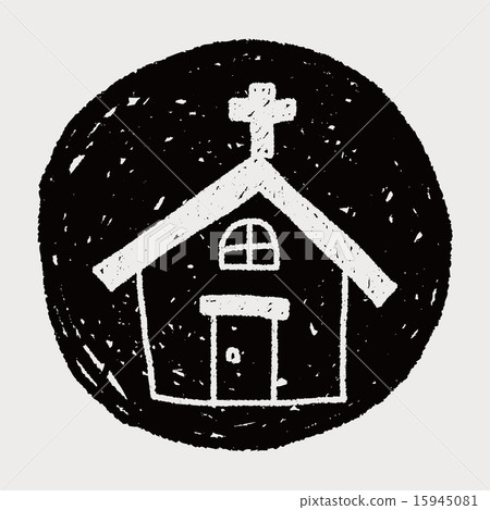 chruch doodle drawing chruch doodle drawing 15945081
