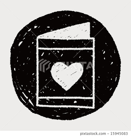 love letter doodle drawing 15945083