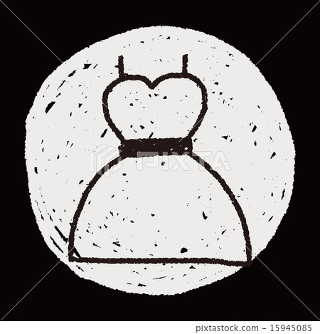 dress doodle drawing dress doodle drawing 15945085