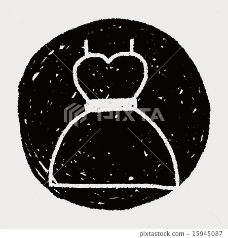 dress doodle drawing dress doodle drawing 15945087