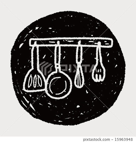 kitchen tool doodle 15963948