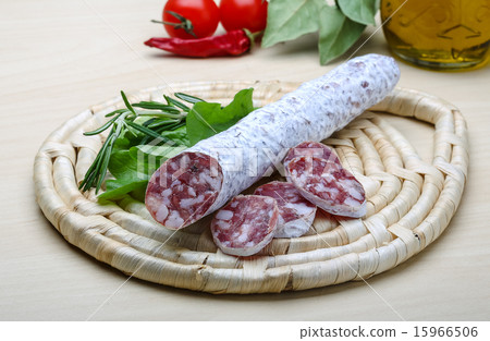 Spanish sausage - fuet 15966506