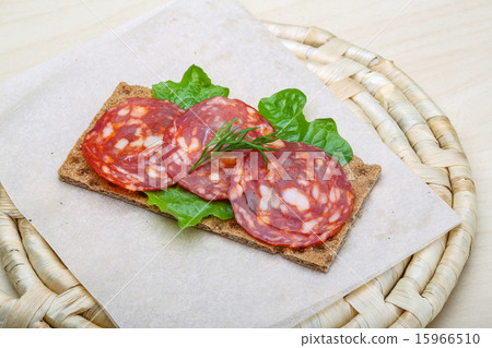 Salami sandwich Salami sandwich 15966510