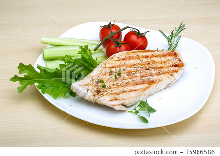 Grilled turkey steak Grilled turkey steak 15966586