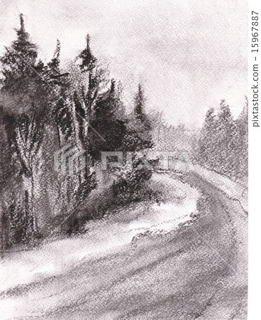 Winter wood 15967887