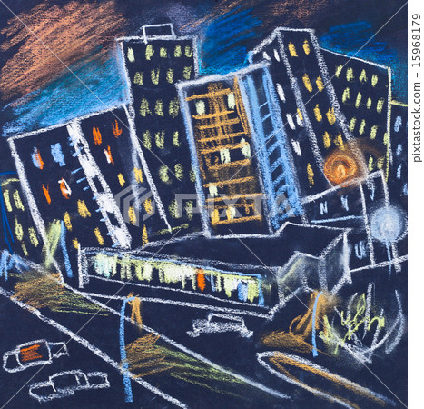City in night 15968179