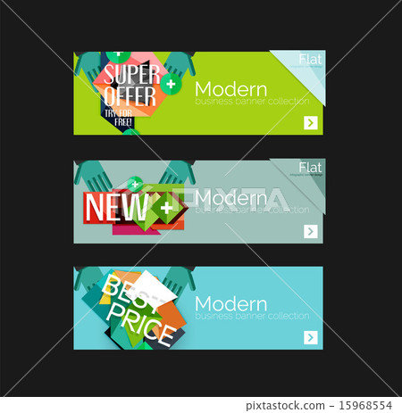 Set of banners with stickers, labels and elements for sale Set of banners with stickers, labels and elements for sale 15968554