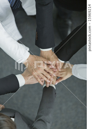 Large number of people business 15969214