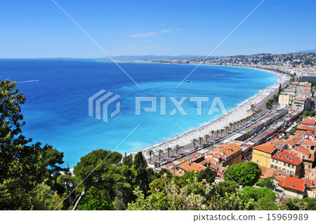aerial view of Nice, France aerial view of Nice, France 15969989