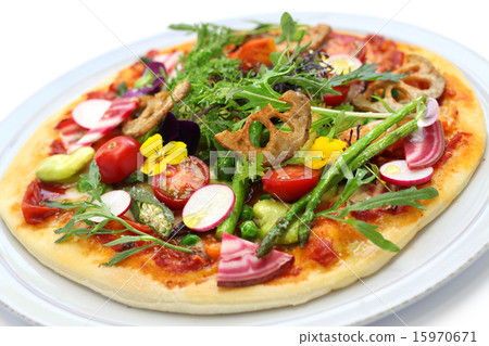 Vegetable pizza Vegetable pizza 15970671