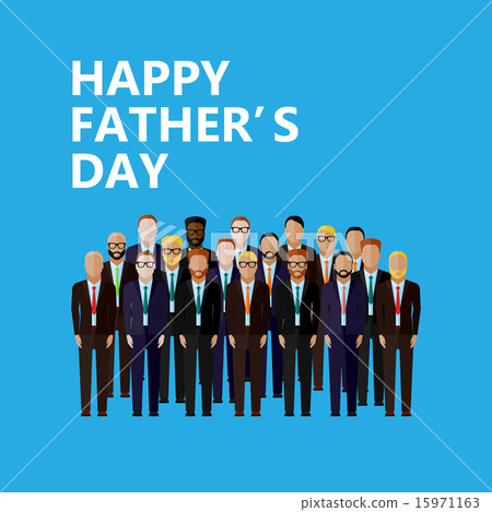 Happy Fathers Day postcard Happy Fathers Day postcard 15971163