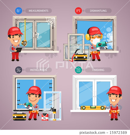 Window Installation with Handyman Carpenter Window Installation with Handyman Carpenter 15972389