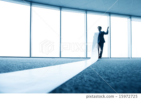 businessman reading businessman reading 15972725