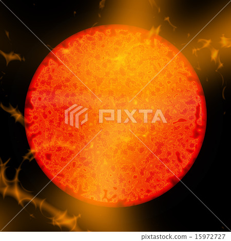 Abstract sun eruptions 15972727