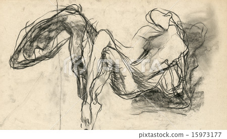 expression, expressive drawing - woman 15973177