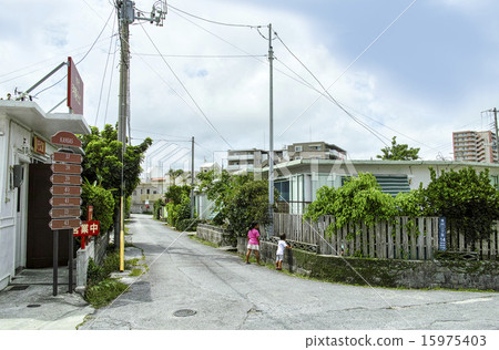 Foreign residential area of Harbor river 15975403