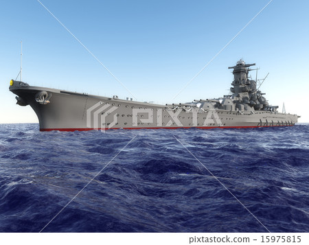 Super classic battleship Yamato 15975815