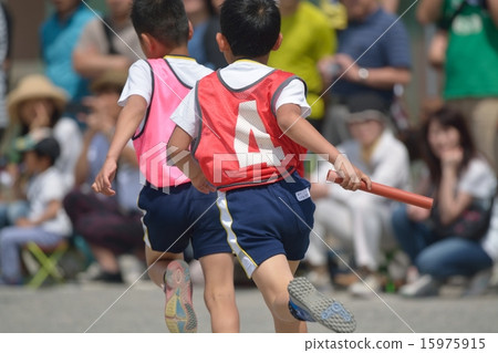 Elementary school sports festival selection relay 15975915