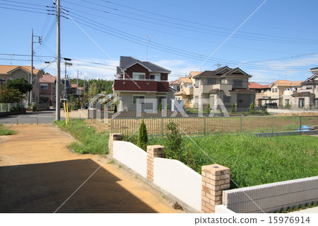 Construction residential area and land (vacant lot) residential land development 15976914