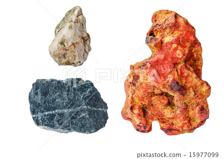 stones isolated with clipping path. stones isolated with clipping path. 15977099