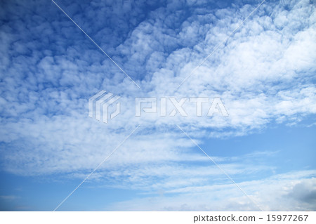 White clouds in a blue sky White clouds in a blue sky 15977267