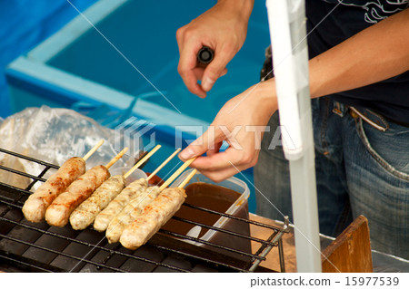 Sticky skewers at hand 15977539