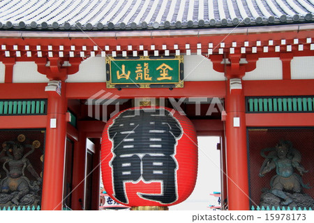 Sensoji Temple gate Sensoji Temple gate 15978173