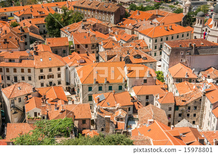 Kotor Bay and Old Town view, Montenegro Kotor Bay and Old Town view, Montenegro 15978801