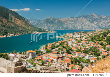 Kotor Bay and Old Town view, Montenegro Kotor Bay and Old Town view, Montenegro 15978803