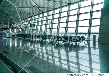 contemporary hallway of airport contemporary hallway of airport 15979649