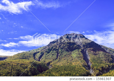 Autumn leaves of Kamikochi 15981307