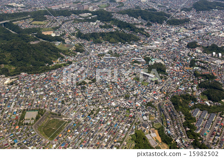Kamariya Nishi 1-chome，Kanazawa-ku，橫濱市的鳥瞰圖 15982502