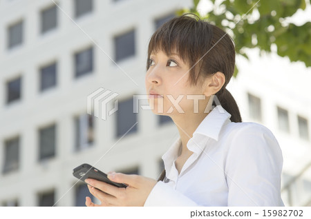 Sleepy bad results Young business woman Sleepy bad results Young business woman 15982702