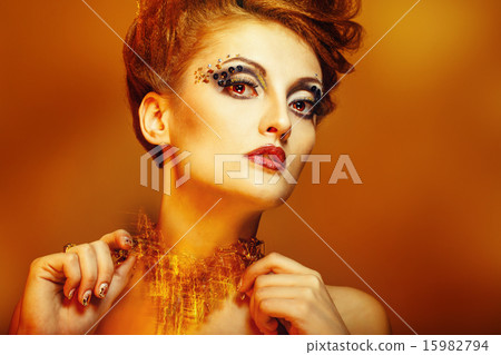 Beauty portrait of girl 15982794