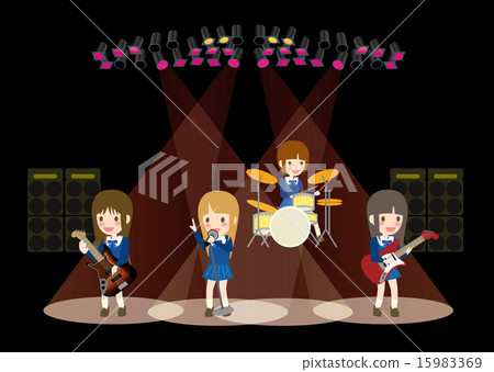 Girls rock band Girls rock band 15983369