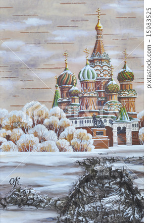 Vasily Blazhennogo temple 15983525