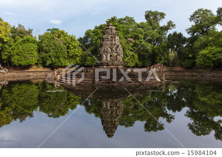 Neak Pean Temple at Angkor Historical Park Neak Pean Temple at Angkor Historical Park 15984104