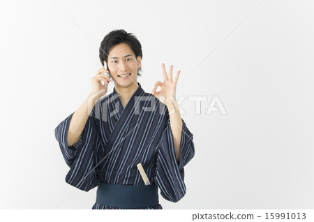 Calling in Yukata Calling in Yukata 15991013