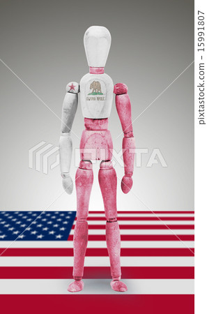 Wood figure mannequin - California Wood figure mannequin - California 15991807