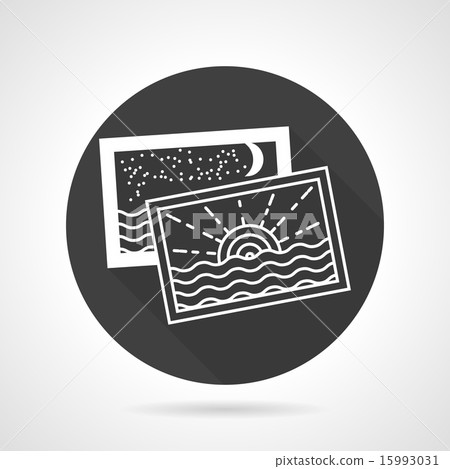 Tourism black round vector icon 15993031