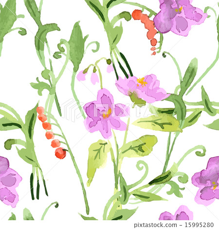 Wild flowers seamless pattern Wild flowers seamless pattern 15995280