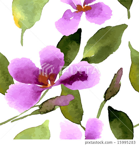 Illustration with orchid Illustration with orchid 15995283