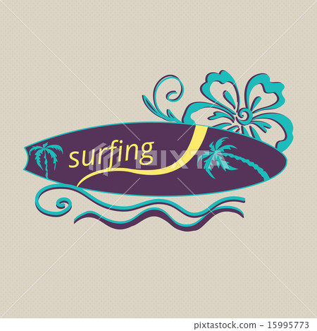 Colored surf lable Colored surf lable 15995773