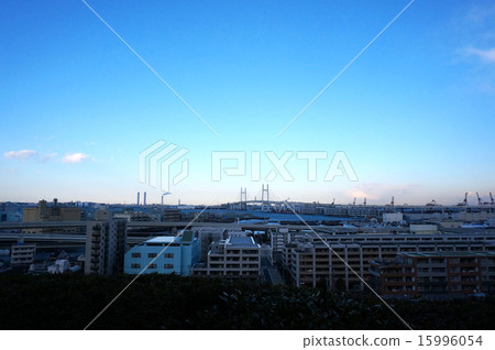 Hill park with a view of the harbor Hill park with a view of the harbor 15996054