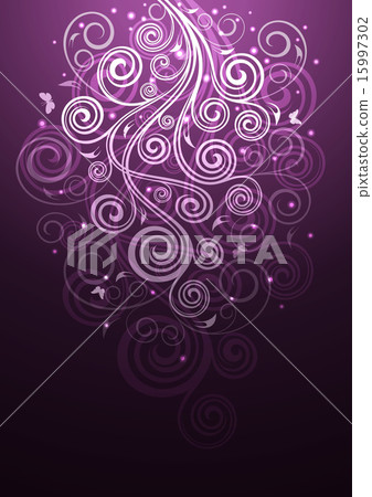 Vintage vector floral illustration 15997302